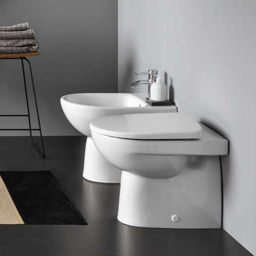 Geberit Selnova WC Seat Fastening From Below White