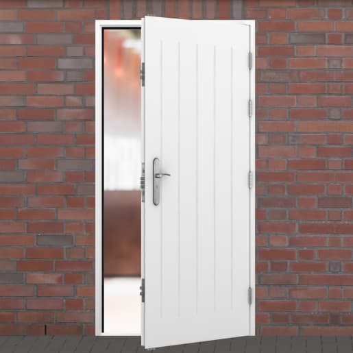 Latham Security Cottage Door & Frame with RH Hinge and Open Out 1195 x 2020mm