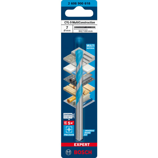 Bosch Expert Multi Construction CYL-9 Drill Bit 7 x 60 x 100mm