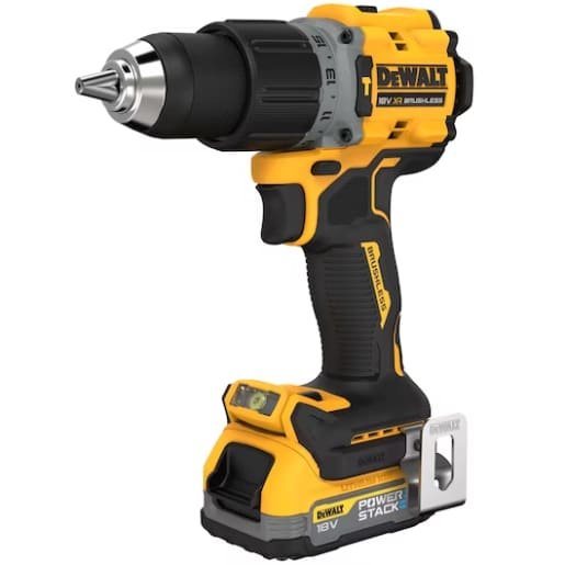 DeWalt DCD805E2T-GB 18V XR Brushless Hammer Drill Driver Kit with Charger, Case & 2 x Batteries