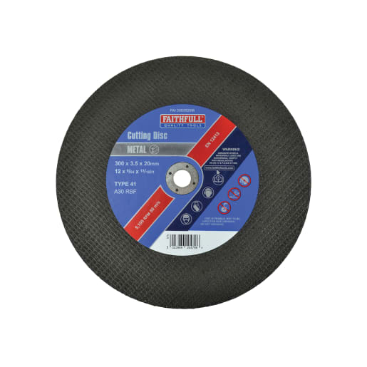 Faithfull Metal Cut Off Disc 3.5 x 300mm