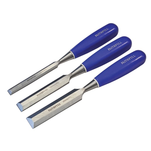 Faithfull Bevel Edged Chisel Set (3 Piece)