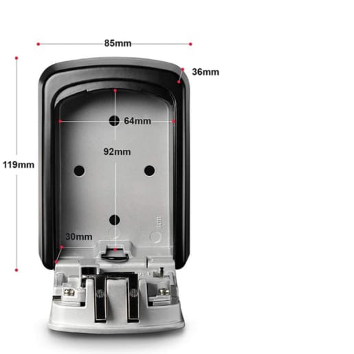 MasterLock Wall Mounted Combination Security Key Safe 