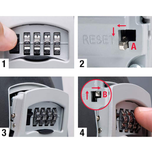 MasterLock Wall Mounted Combination Security Key Safe 