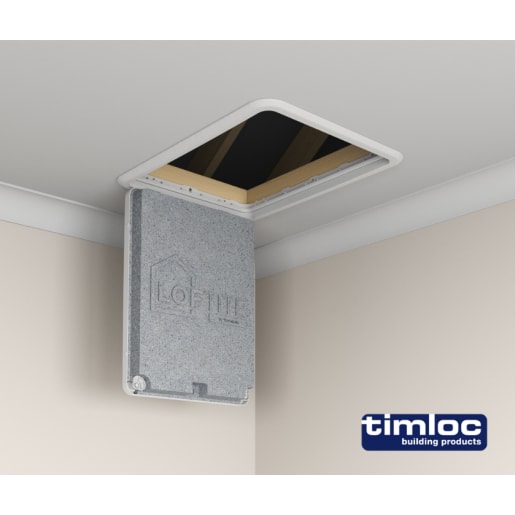 Timloc Building Products Loftite Loft Door 0.35 White