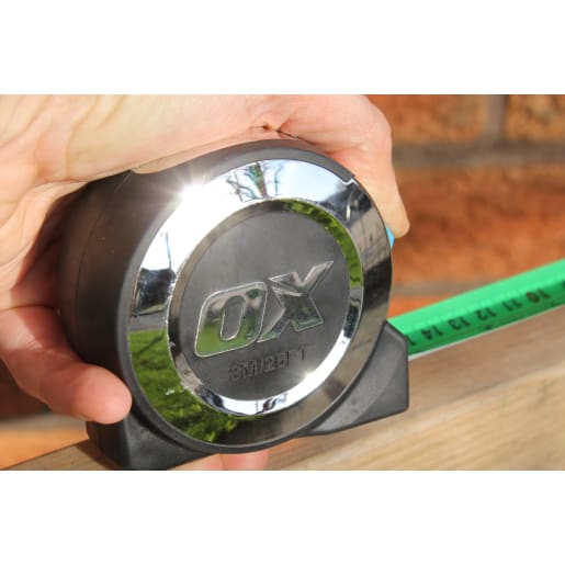 OX Pro 8m Tape Measure 8m (26ft)