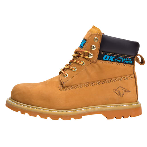 OX Honey Nubuck Safety Boot Size 10