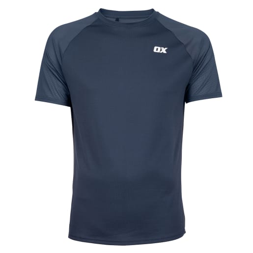 OX Tech Crew T-Shirt Navy Size XL