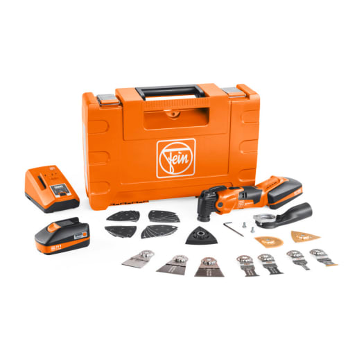 Fein AMM500 Plus TOP Oscillating Multi-Tool Set 18V 2x3.0Ah 30pc