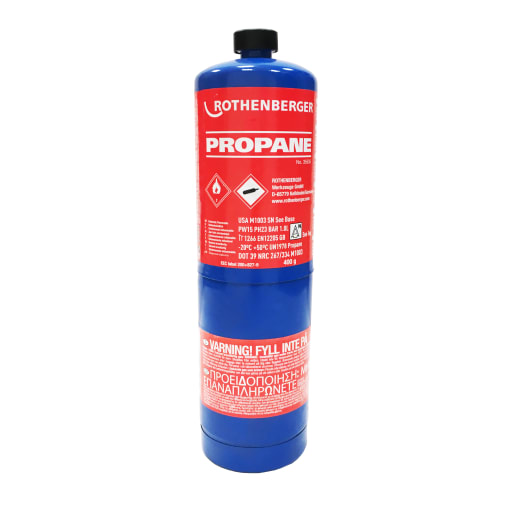 Rothenberger Disposable Propane Gas Cylinder 400g 