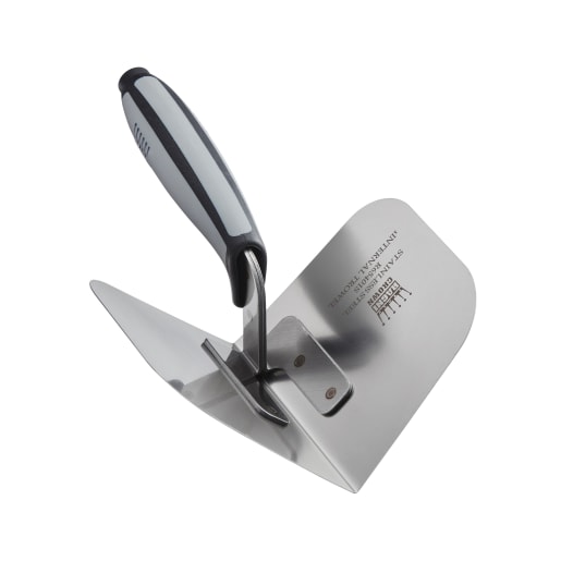 Ragni Stainless Steel Internal Corner Trowel With Soft Grip Handle