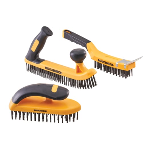 Roughneck Heavy Duty Wire Brush Set