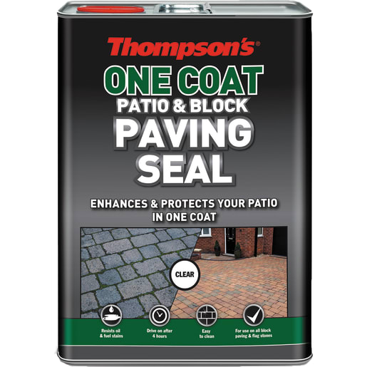 Thompson's One Coat Patio and Block Paving Seal 5L Clear