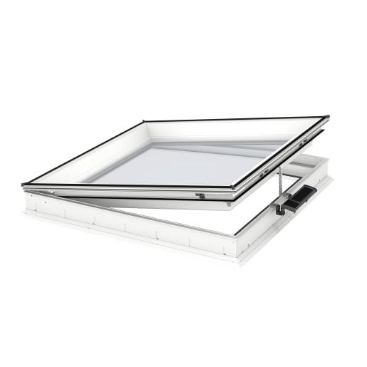 VELUX CVU 09090 0225Q Electric Triple Glazed Flat Roof Window Base 90 x 90cm 