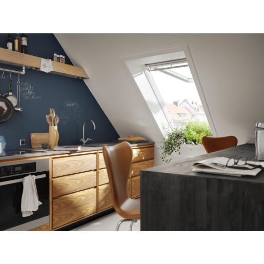 VELUX GPU Top Hung Roof Window White Maintenance-Free 94 x 140cm