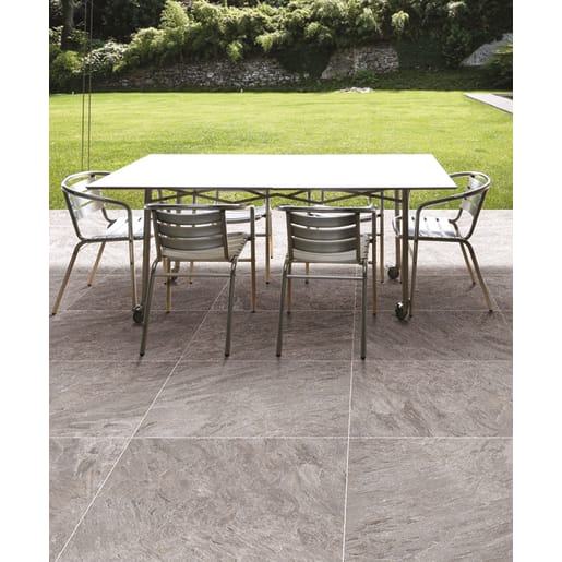 Vitripiazza Bellstone Porcelain Flagstones 600 x 600mm Storm