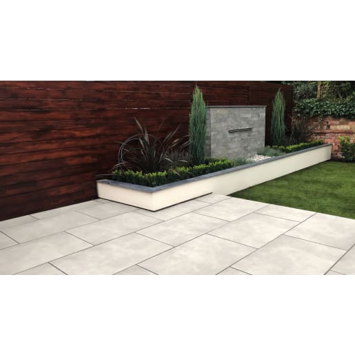 Vitripiazza Porcelain Flagstones 900 x 600mm Dusk Sand