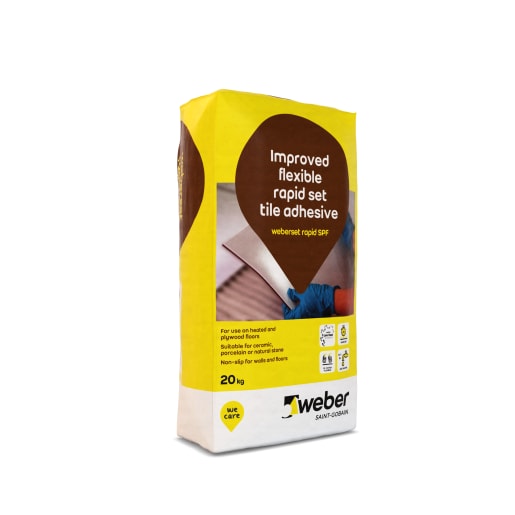 Weberset Rapid SPF Tile Adhesive 20kg