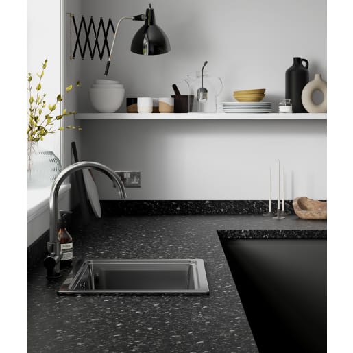 Jewson Post Formed Laminate Worktop 3m x 600 x 38mm Nuvolento 