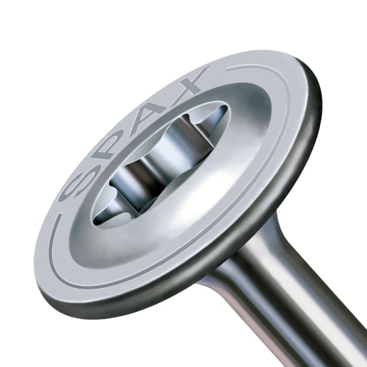 SPAX WIROX Coated Washer-Head Construction Screws T30 T-Star Plus Recess 6.0 x 200mm Pack of 50