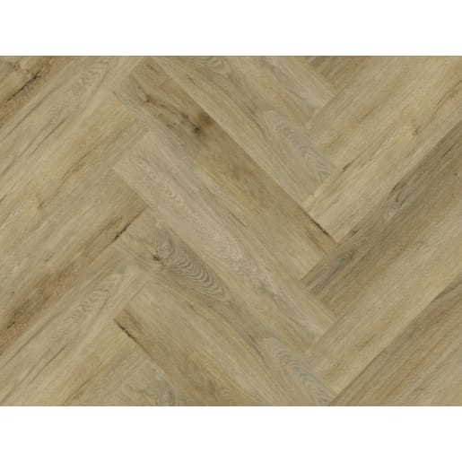 Kraus Wistow Oak Herringbone SPC LVT Sample