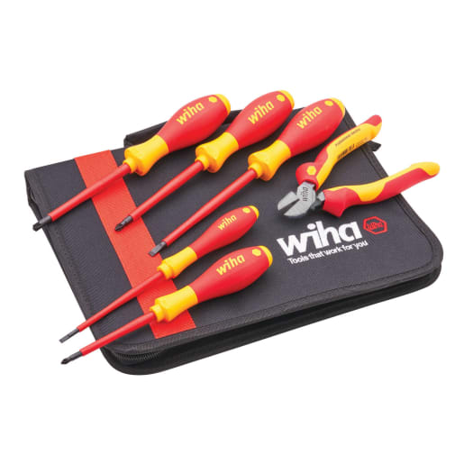 Wiha Electricians Vde Screwdriver & Plier Set