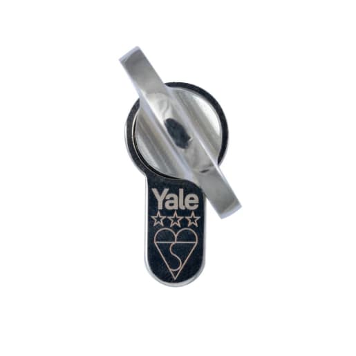 Yale Platinum 3 Star Thumbturn 80mm L Nickel Plated