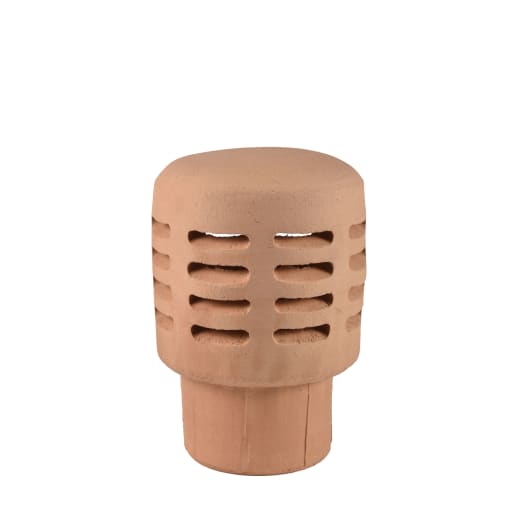 Hepworth Terracotta Stell 125 gas terminal buff 180mm height 345mm