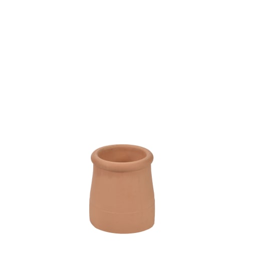 Hepworth Terracotta roll top chimney pot buff height 300mm