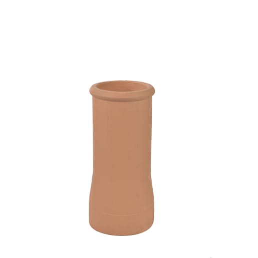 Hepworth Terracotta roll top chimney pot buff height 600mm