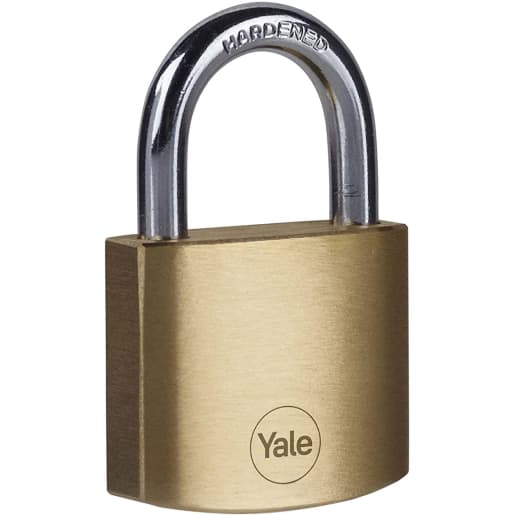 Yale Y110B Brass Padlock 40mm