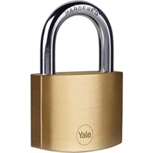 Yale Y110B Brass Padlock 50 mm