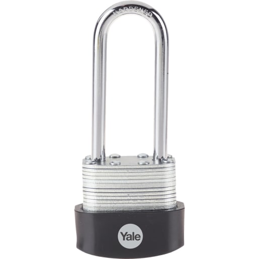 Yale Y125B Long Shackle Laminated Steel Padlock 40mm 