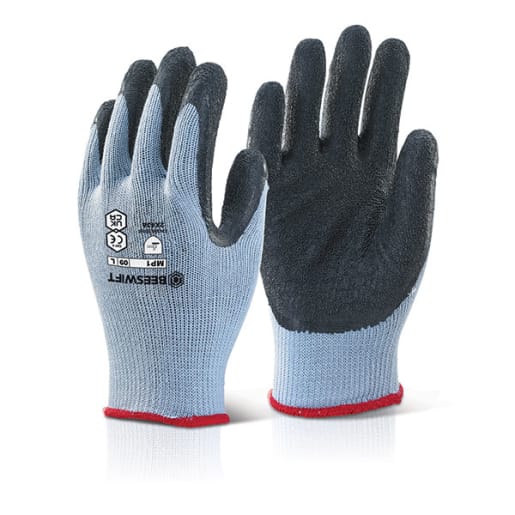 Builders Latex Glove Black XL