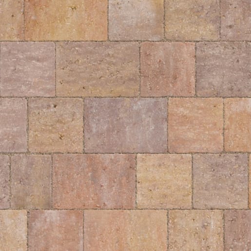 Marshalls Drivesett Tegula Sett Block Paving<BR>120 x 160 x 50mm<BR>Autumn