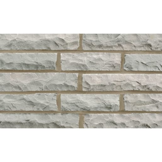 Marshalls Fairstone Traditional Pitched Faced Walling 310 x 100 x 70mm 4.67m² Silver Birch