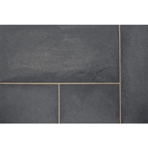 Marshalls Limestone Aluri Paving Slab 845 x 845 x 22mm 17.06m² Charcoal Pack of 35