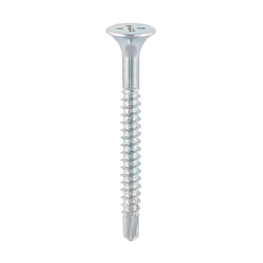 TIMco Self Drill Drywall Screws 4.2 Gauge 75mm Bright Zinc Plated Box of 500