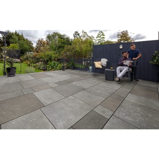 Marshalls Sylvern Limestone Paving 845 x 560 x 22mm Grey