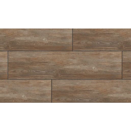 Marshalls Symphony Porcelain Plank Paving 1200 x 200 x 20mm 10.8m² Cherry Pack of 45