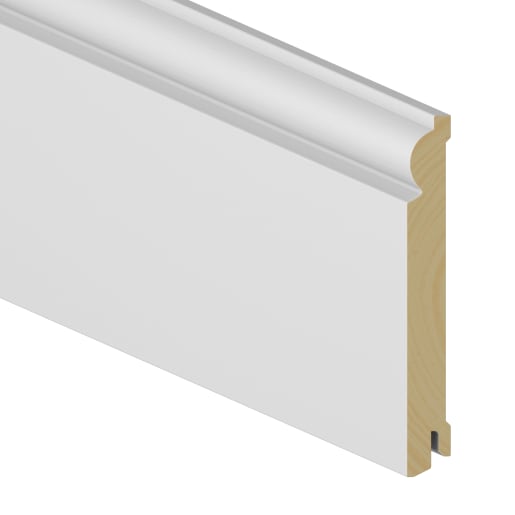 Fully Finished Engineered Pine Torus Skirting 18 x 144 x 4200mm